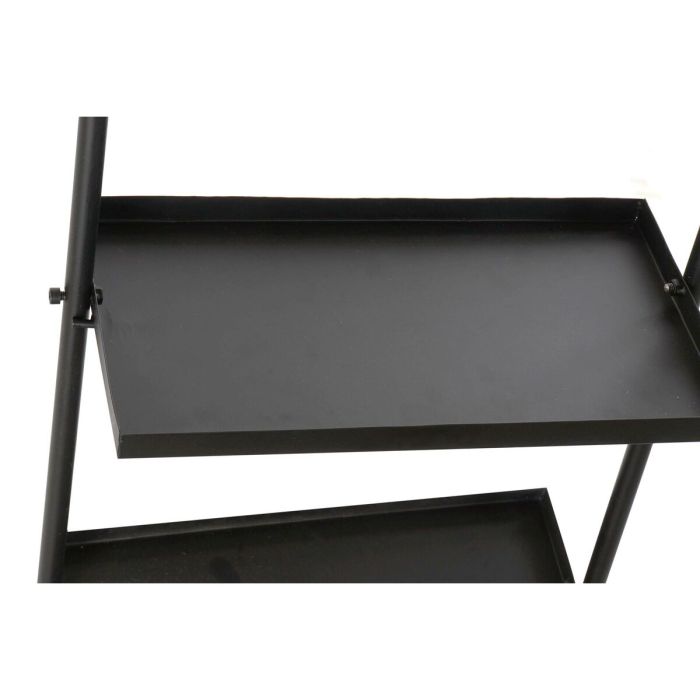 Estantería DKD Home Decor Espejo Negro Metal (40 x 20 x 160 cm) 1