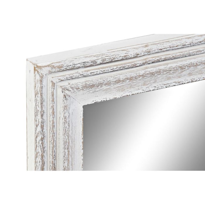 Espejo de pared DKD Home Decor Cristal Blanco Madera MDF (160 x 2.5 x 60 cm) 2