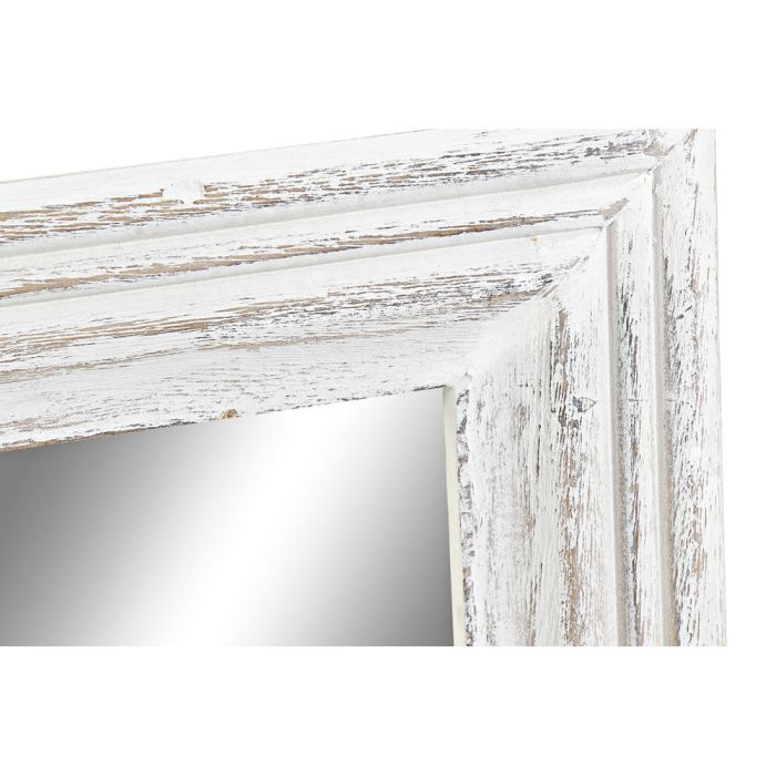 Espejo de pared DKD Home Decor Cristal Blanco Madera MDF (160 x 2.5 x 60 cm) 1