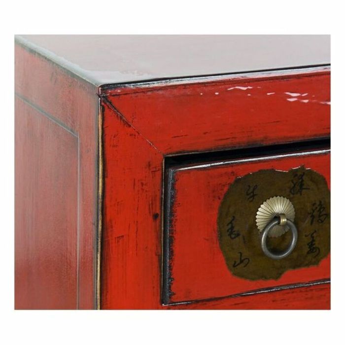 Cajonera DKD Home Decor Rojo Oriental Madera de olmo (105 x 44 x 98 cm) 5