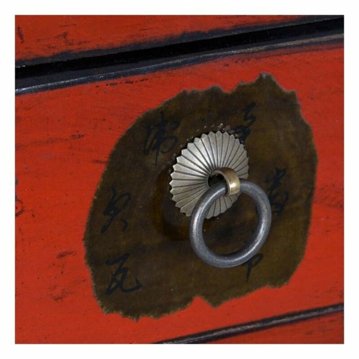 Cajonera DKD Home Decor Rojo Oriental Madera de olmo (105 x 44 x 98 cm) 4