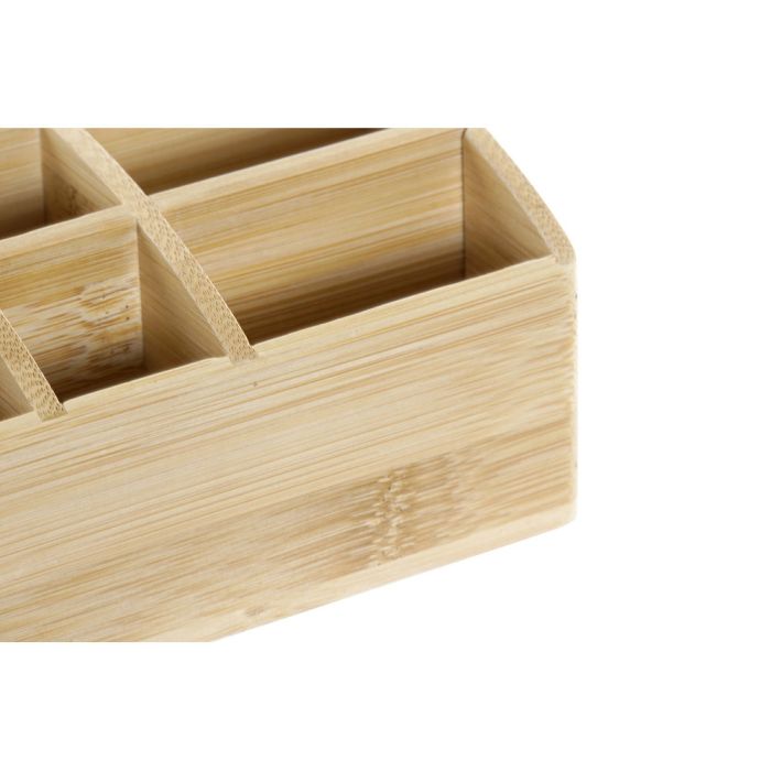 Organizador DKD Home Decor Bambú (18 x 7.5 x 7 cm) 1