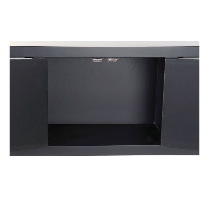 Consola DKD Home Decor Negro Multicolor Plateado Abeto Madera MDF 95 x 24 x 79 cm 2