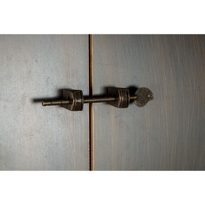 Armario DKD Home Decor Abeto Natural Metal (85 x 44 x 194 cm) 2