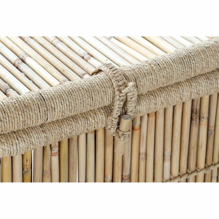 Juego de Cestas DKD Home Decor Natural Cuerda Bambú (46 x 46 x 55 cm) 1