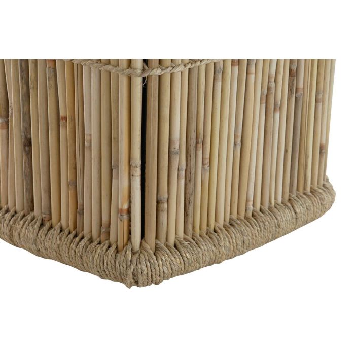 Juego de Cestas DKD Home Decor Natural Cuerda Bambú (46 x 46 x 55 cm) 2