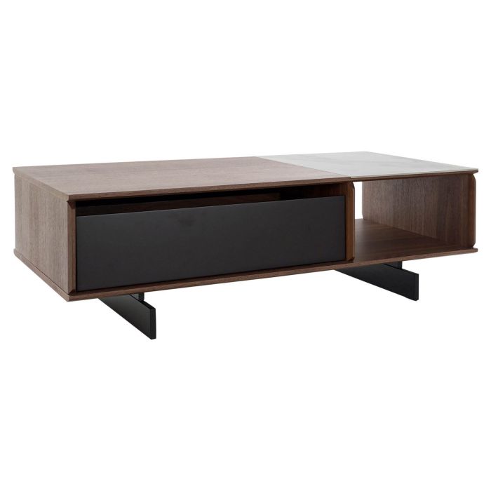 Mueble de TV DKD Home Decor Metal Cerámica nogal (120 x 59.5 x 37 cm) 1