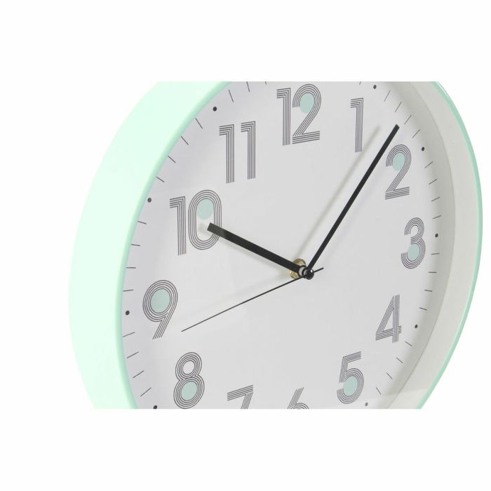 Reloj de Pared DKD Home Decor Rosa Verde PVC (30 x 4.5 x 30 cm) (2 pcs) 1