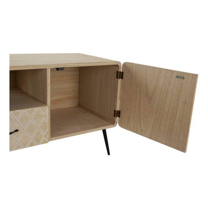 Mueble de TV DKD Home Decor Metal Madera de Paulonia (120 x 41 x 52 cm) 2