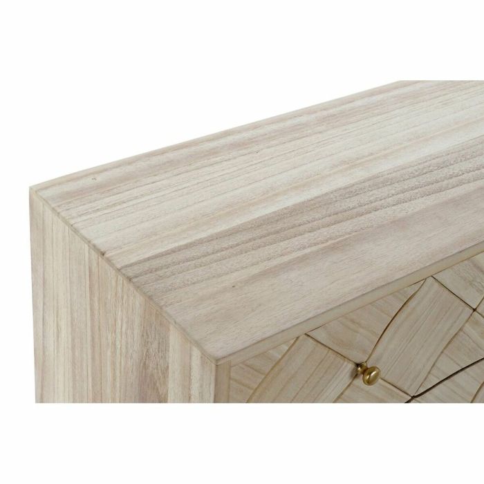 Cajonera DKD Home Decor Metal Madera de Paulonia Pino (72.5 x 37 x 65 cm) 2