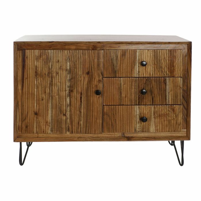 Aparador DKD Home Decor   100 x 40 x 77 cm Negro Marrón Acacia 1