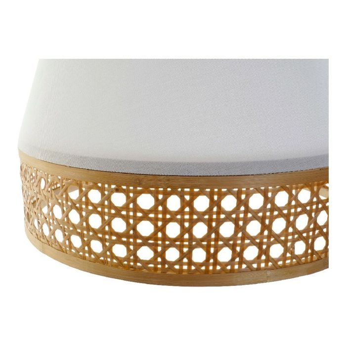 Lámpara de Techo DKD Home Decor Blanco Poliéster Bambú 220 V 50 W Púrpura (46 x 46 x 45 cm) 4