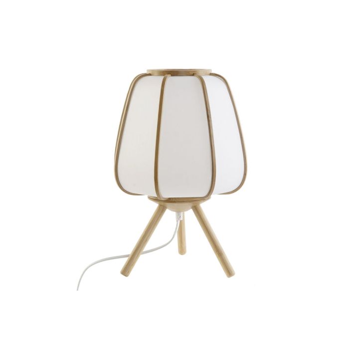 Lámpara de mesa DKD Home Decor Blanco Natural Bambú 50 W 220 V 23 x 23 x 35 cm 0 Lámpara de mesa DKD Home Decor Blanco Natural Bambú 50 W 220 V 23 x 23 x 35 cm 0
