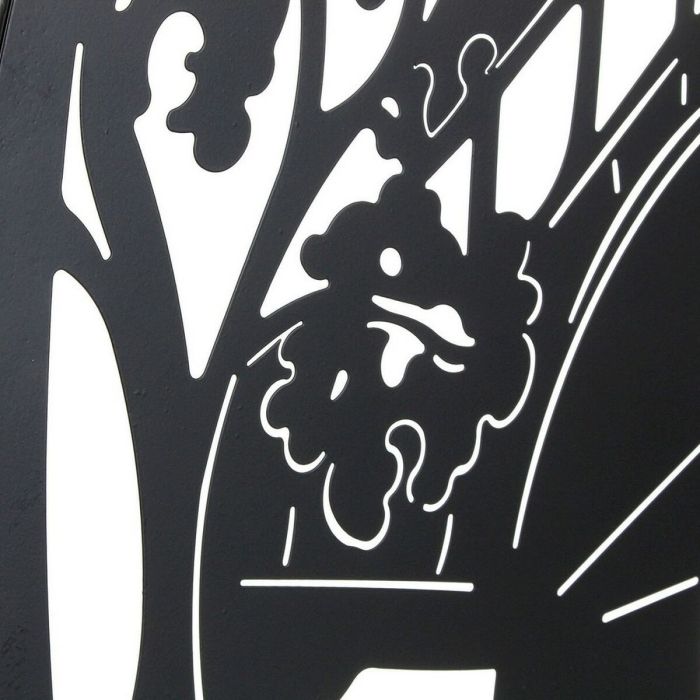 Figura Decorativa DKD Home Decor 98 x 1 x 98 cm Negro Oriental (2 Unidades) 2