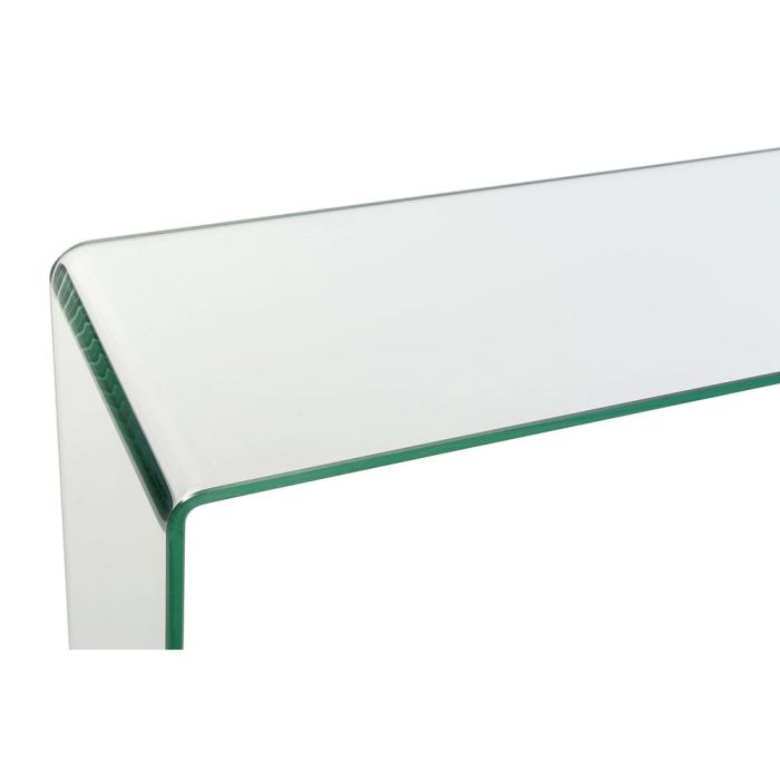 Mesa auxiliar DKD Home Decor 100 x 28 x 75 cm Cristal Transparente Plástico 1 Mesa auxiliar DKD Home Decor 100 x 28 x 75 cm Cristal Transparente Plástico 1