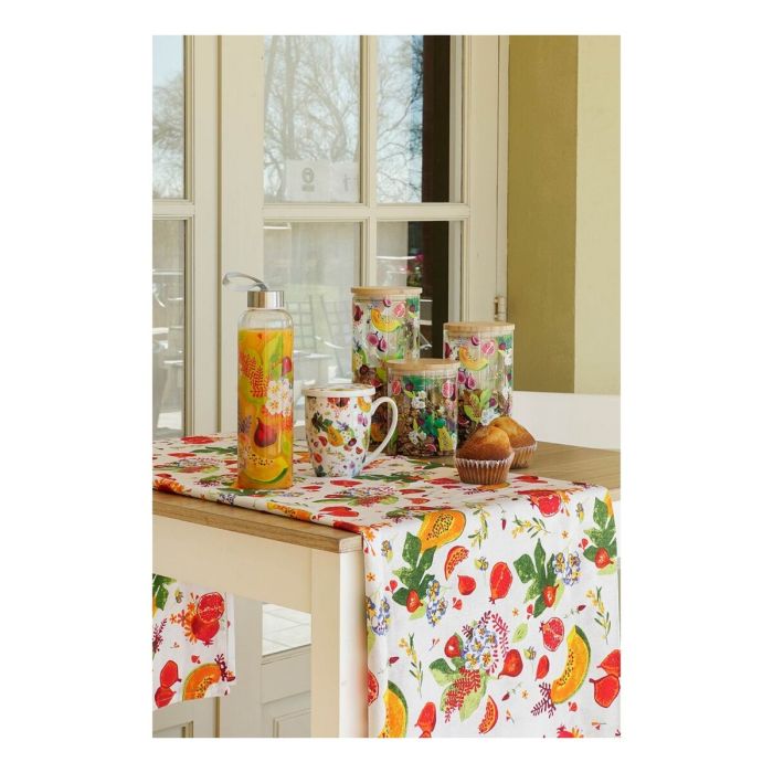 Mantel y servilletas DKD Home Decor LC-179877 Papaya 150 x 250 x 0,5 cm Multicolor (9 pcs) 4 Mantel y servilletas DKD Home Decor LC-179877 Papaya 150 x 250 x 0,5 cm Multicolor (9 pcs) 4