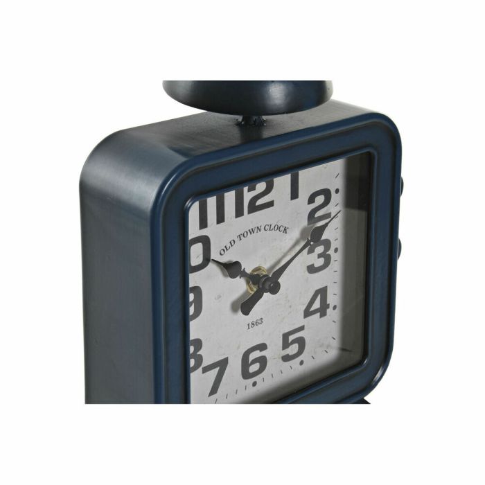 Reloj de Mesa DKD Home Decor Azul Hierro (19 x 8 x 28 cm) 1