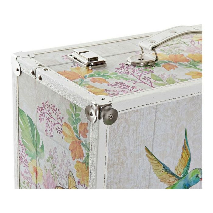 Juego de Cajas Decorativas DKD Home Decor Poliéster Madera Shabby Chic (2 pcs) 3 Juego de Cajas Decorativas DKD Home Decor Poliéster Madera Shabby Chic (2 pcs) 3