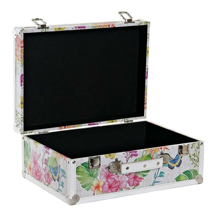 Juego de Cajas Decorativas DKD Home Decor Poliéster Madera Shabby Chic (2 pcs) 1 Juego de Cajas Decorativas DKD Home Decor Poliéster Madera Shabby Chic (2 pcs) 1