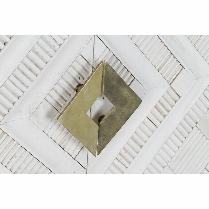 Aparador DKD Home Decor Blanco Dorado Latón Madera de mango (93 x 41 x 114 cm) 6