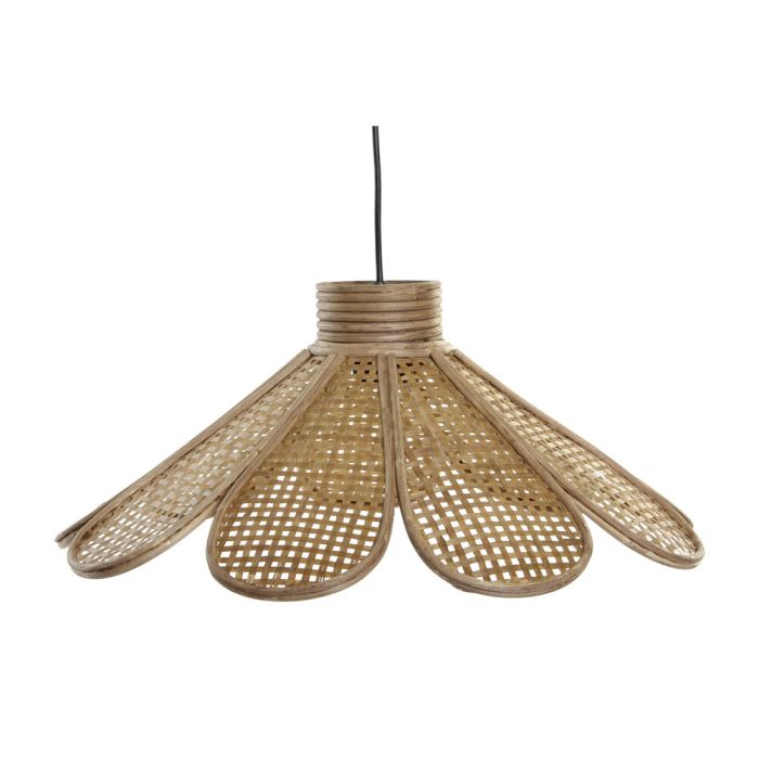 DKD Home Decor Lámpara de Techo Balines Ratán Natural Marrón 51x51x21 cm compatible con E27 50W - Pack de 2 DKD Home Decor Lámpara de Techo Balines Ratán Natural Marrón 51x51x21 cm compatible con E27 50W - Pack de 2