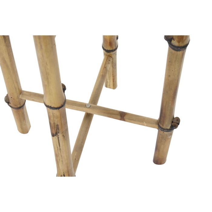 Macetero DKD Home Decor Bambú Natural (32 x 32 x 55.5 cm) 1
