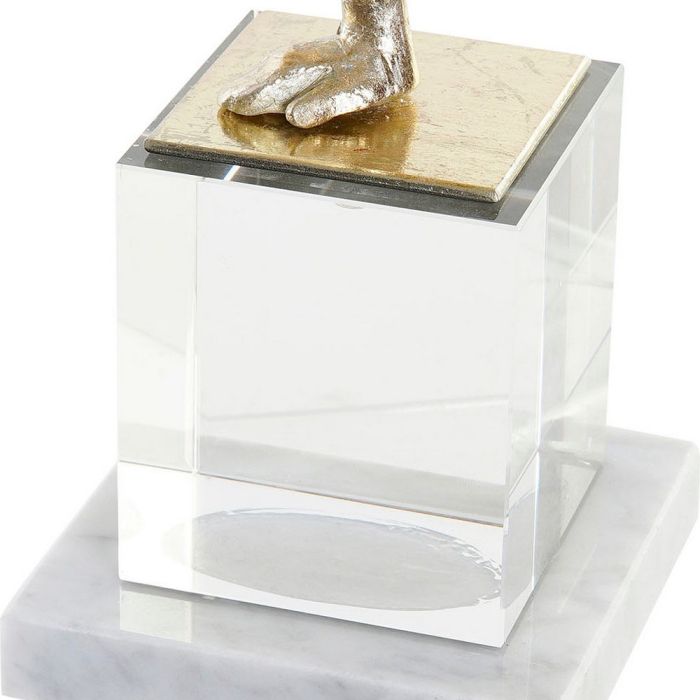 Figura Decorativa DKD Home Decor Resina Cristal Mármol (30 x 10 x 27 cm) 1
