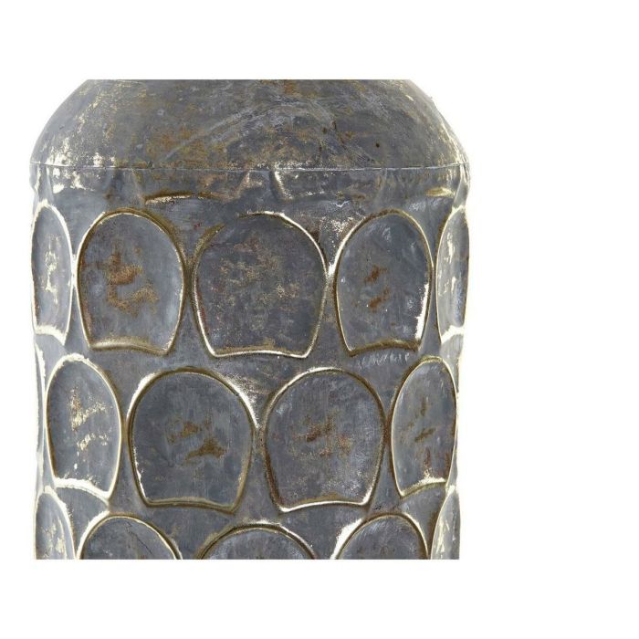 Jarrón DKD Home Decor Gris Metal Oriental (19 x 19 x 47 cm) 1