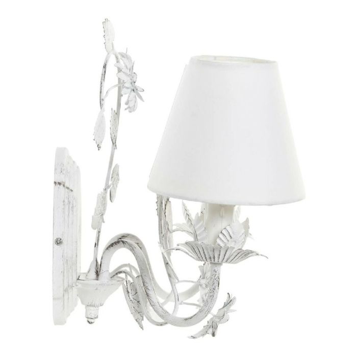 Lámpara de Techo DKD Home Decor Blanco Poliéster Metal 220 V 25W (38 x 22 x 31 cm) 1