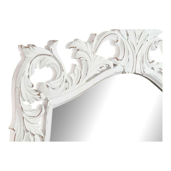 Espejo de pared DKD Home Decor Cristal Blanco Madera MDF (75 x 2.5 x 121.5 cm) 2