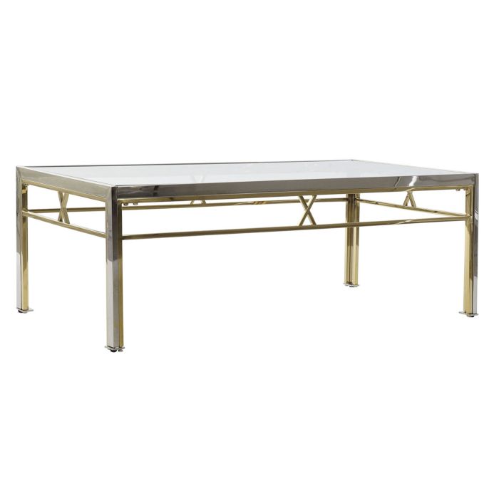 Mesa Centro Moderno DKD Home Decor Plateado 60 x 40 x 110 cm