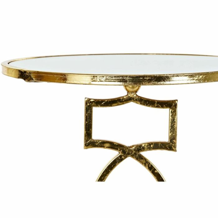 Mesa auxiliar DKD Home Decor Espejo Dorado Metal (41 x 41 x 64 cm) 2 Mesa auxiliar DKD Home Decor Espejo Dorado Metal (41 x 41 x 64 cm) 2