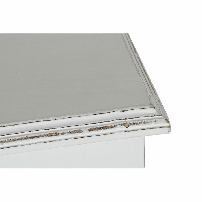 Aparador DKD Home Decor Blanco Espejo Madera de mango (122 x 39 x 77 cm) 2