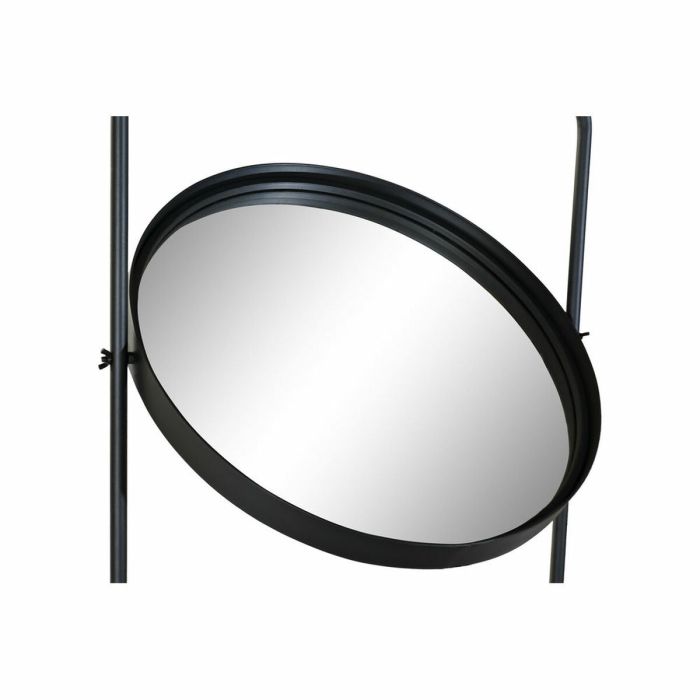 Estantería de Baño DKD Home Decor Negro Metal Espejo (55 x 20 x 120 cm) 1