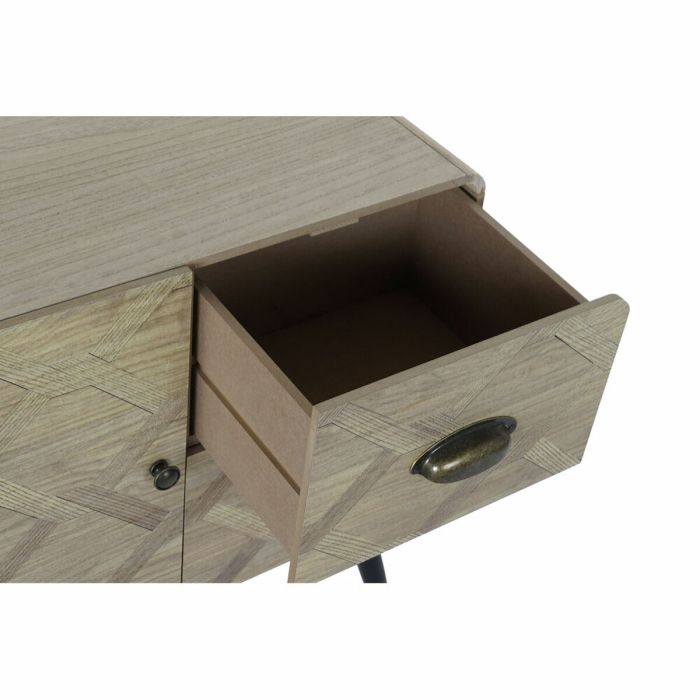 Cajonera DKD Home Decor Negro Natural Madera MDF Boho 60 x 31 x 56 cm 4