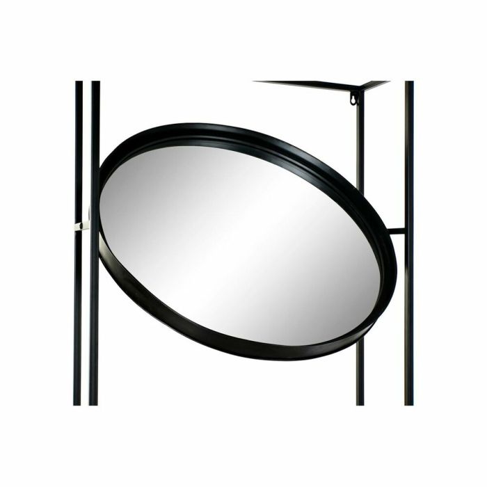 Espejo de pared DKD Home Decor 61 x 17,5 x 181 cm Cristal Natural Negro Metal Madera 3
