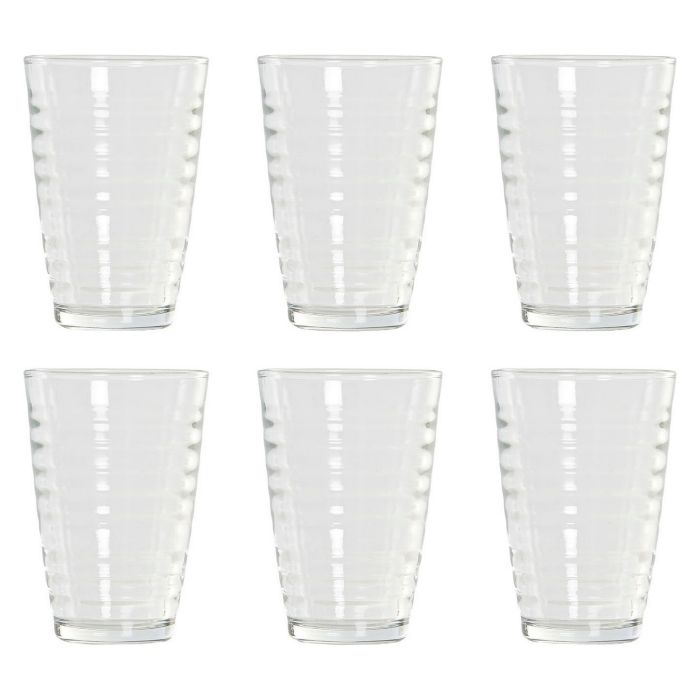 Set de Vasos DKD Home Decor 8424001836048 Transparente Cristal 300 ml (6 pcs)