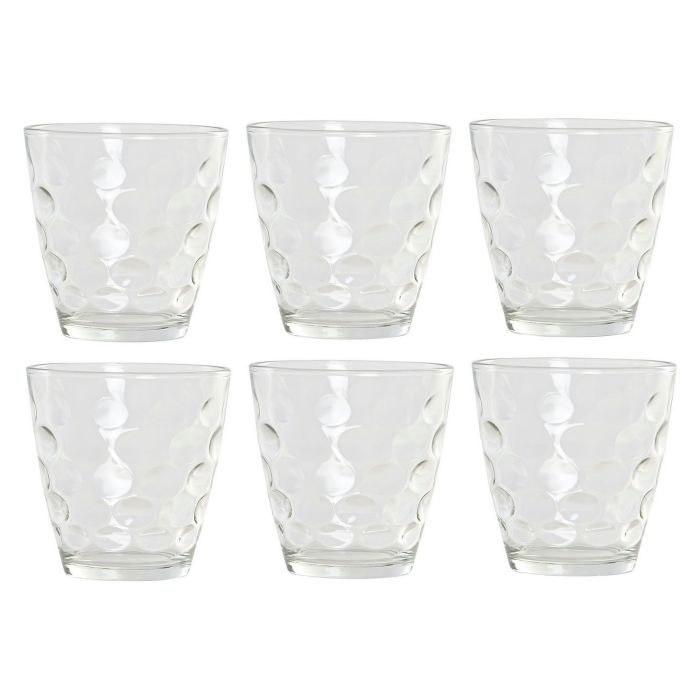 Set de Vasos DKD Home Decor 8424001836062 Transparente Cristal 400 ml (6 pcs)