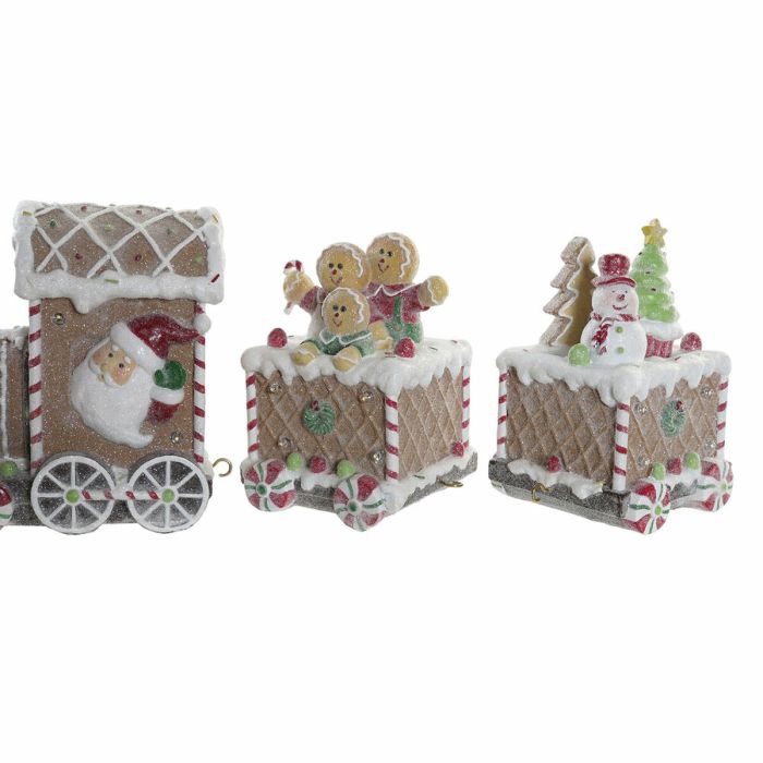 Adorno Navideño DKD Home Decor Resina Tren (41 x 12 x 15 cm) 1