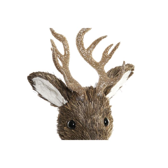 Adorno Navideño DKD Home Decor Reno Fibra Foam (27 x 11 x 50 cm) (2 Unidades) 2