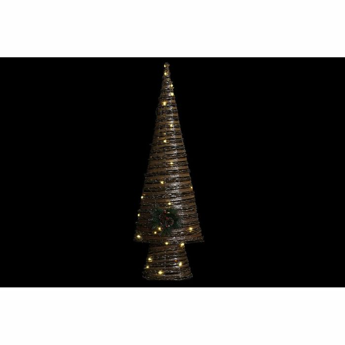 Árbol de Navidad DKD Home Decor Multicolor Cobre Natural Plástico 32 x 18 x 100 cm (3 Unidades) 2