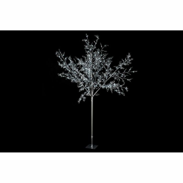 Árbol de Navidad DKD Home Decor Blanco Plateado Metal Plástico 120 x 120 x 220 cm 1