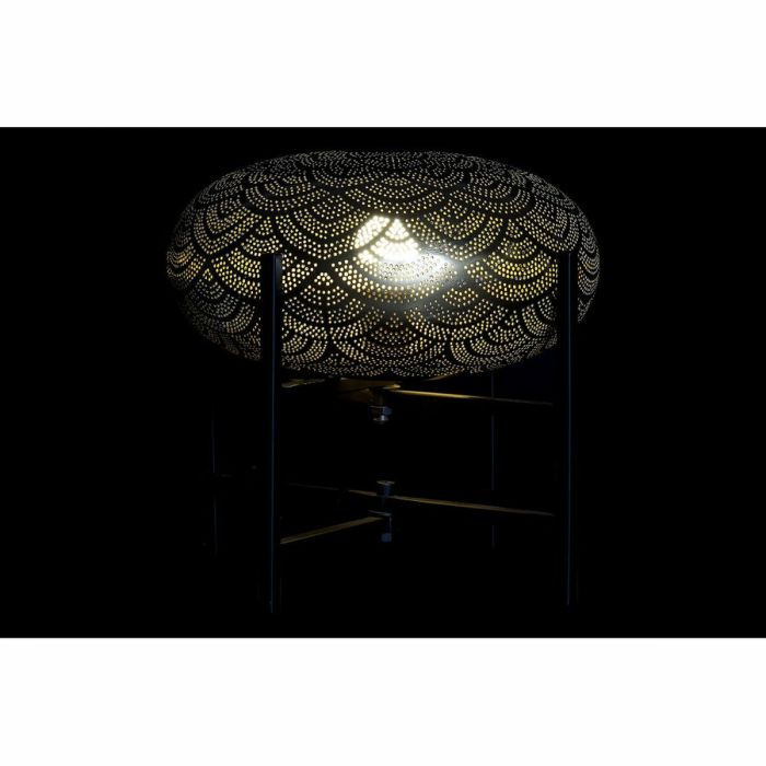 Lámpara de mesa DKD Home Decor Negro Metal 220 V Dorado 50 W (35 x 35 x 33 cm) 1