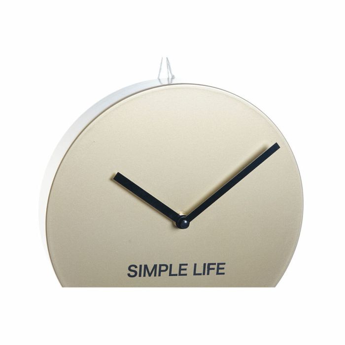 Reloj de Pared DKD Home Decor Dorado Hierro Plástico Péndulo 22 x 5,5 x 60 cm 2