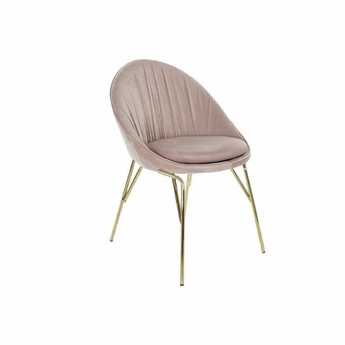 Silla Glam DKD Home Decor Rosa 60 x 85 x 60 cm