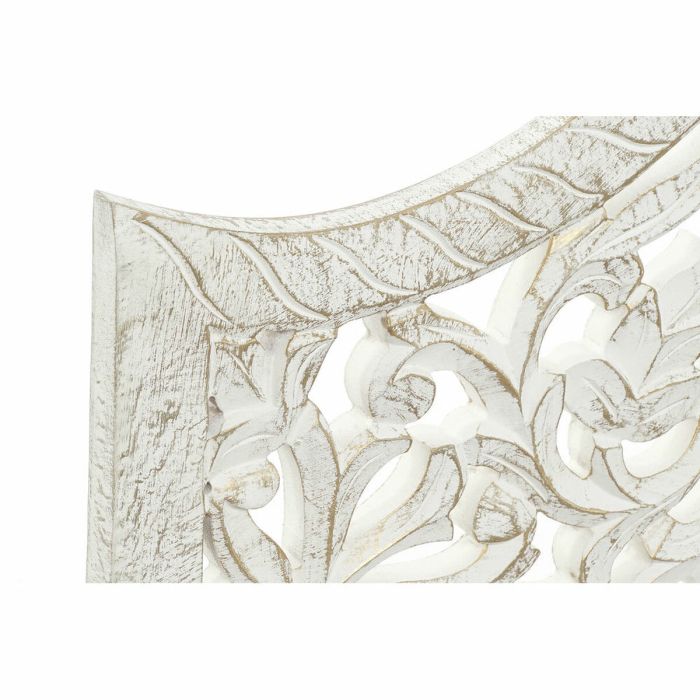 Cabecero de Cama DKD Home Decor Blanco Dorado Madera MDF 152 x 3 x 91 cm 2 Cabecero de Cama DKD Home Decor Blanco Dorado Madera MDF 152 x 3 x 91 cm 2