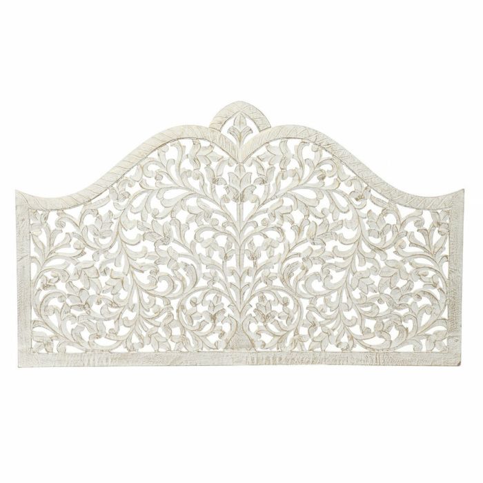 Cabecero de Cama DKD Home Decor Blanco Dorado Madera MDF 152 x 3 x 91 cm Cabecero de Cama DKD Home Decor Blanco Dorado Madera MDF 152 x 3 x 91 cm
