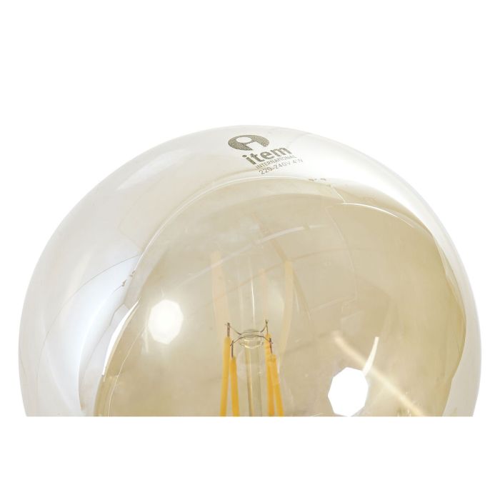Bombilla LED DKD Home Decor E27 A++ 4 W 450 lm Ambar 12,5 x 12,5 x 18 cm 3