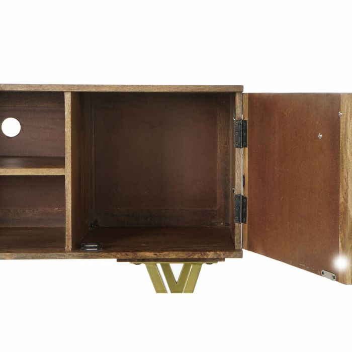 Mueble de TV DKD Home Decor Metal Madera de mango (125 x 62,5 x 40 cm) 3
