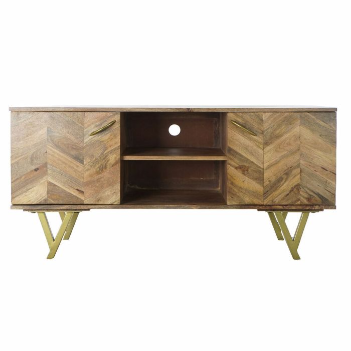 Mueble de TV DKD Home Decor Metal Madera de mango (125 x 62,5 x 40 cm) 1